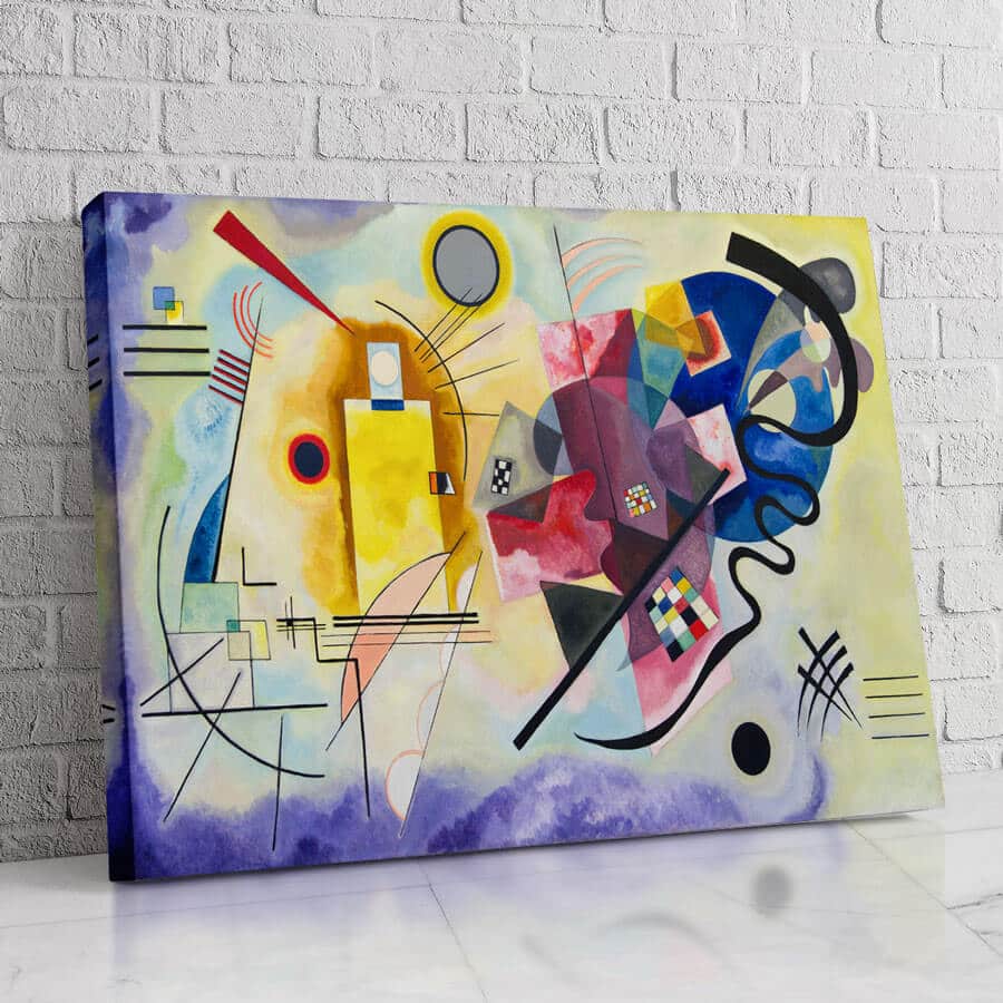Amarillo, rojo y azul - Vasili Kandinski