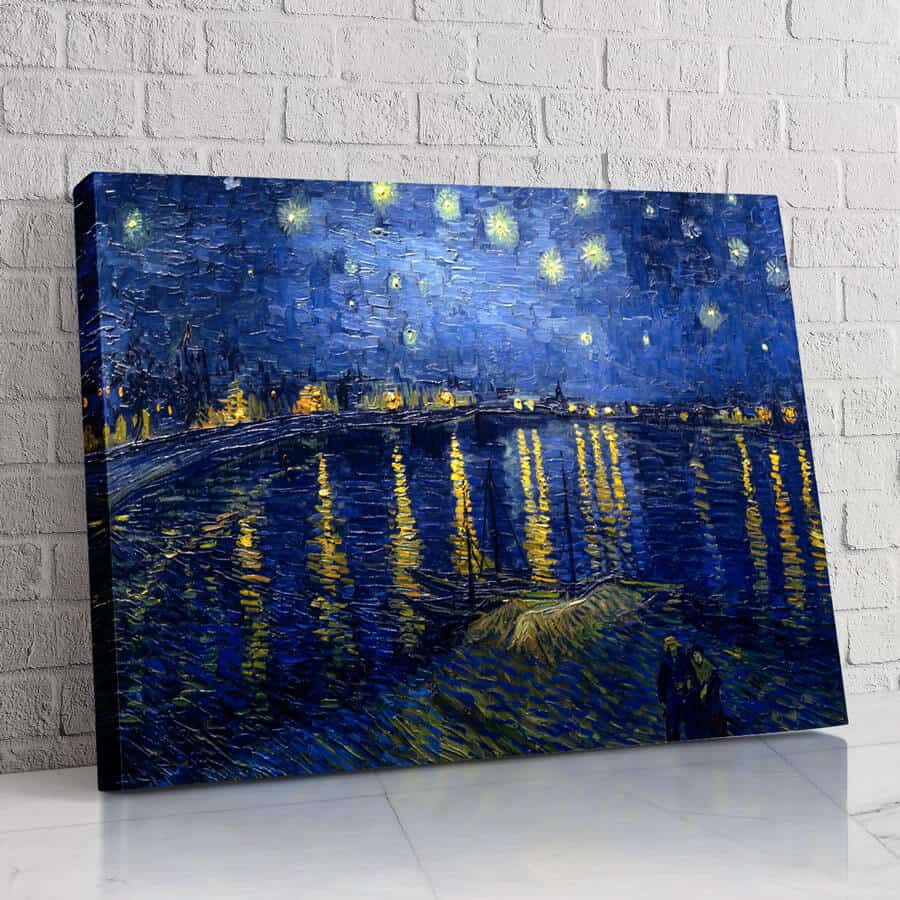 Noche estrellada sobre el Ródano -  Vincent Van Gogh