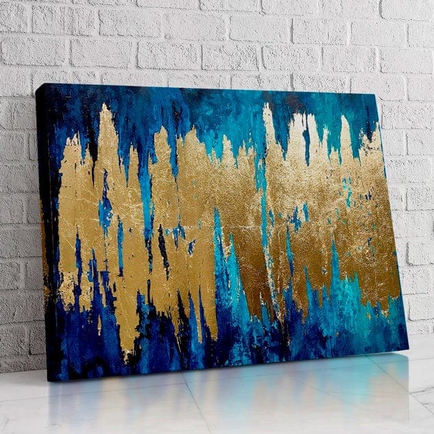 Gold in Blue