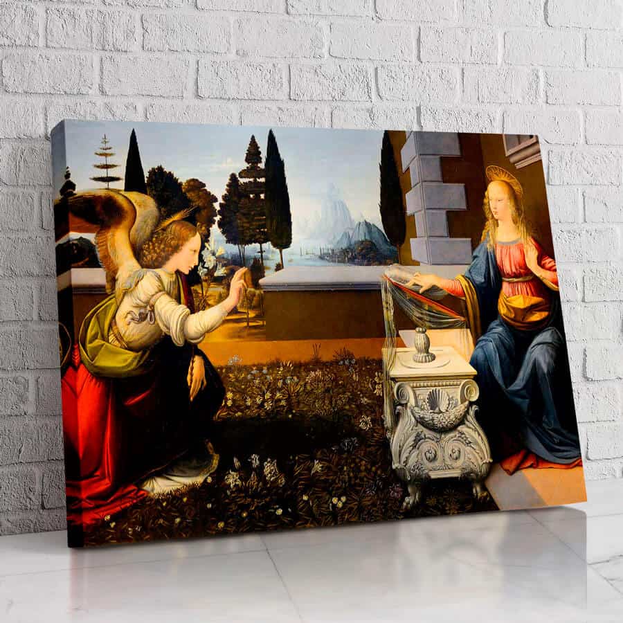 Anunciación - Leonardo da Vinci