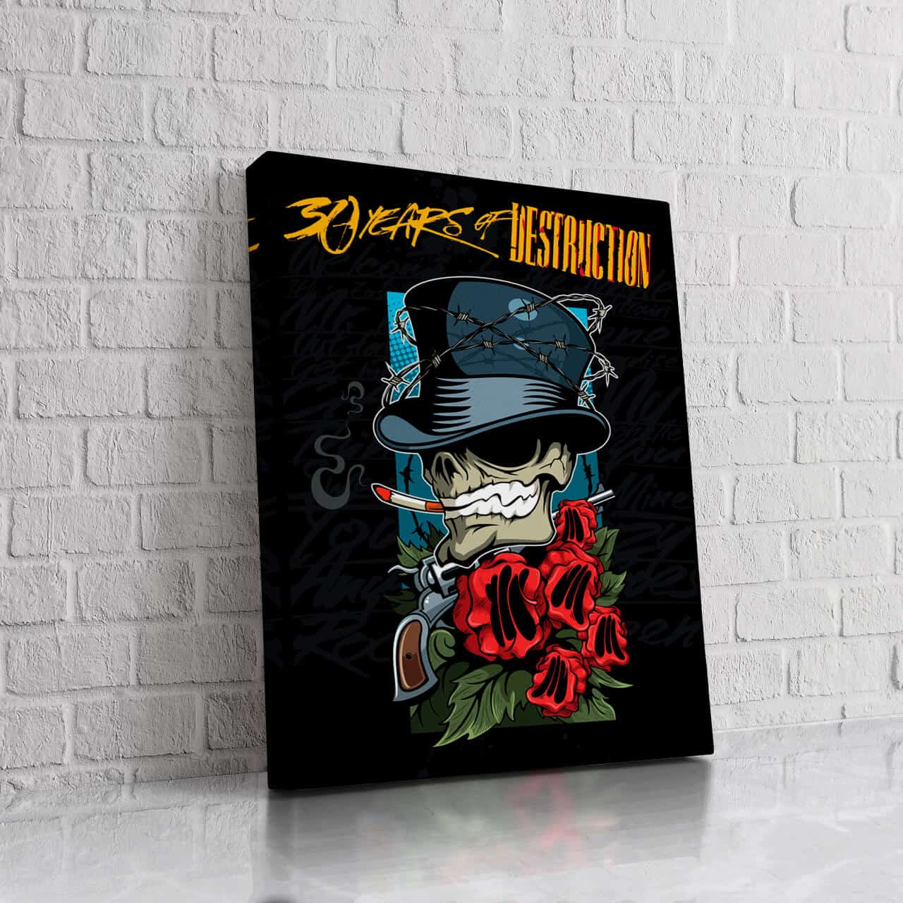 Guns And Roses Skull
