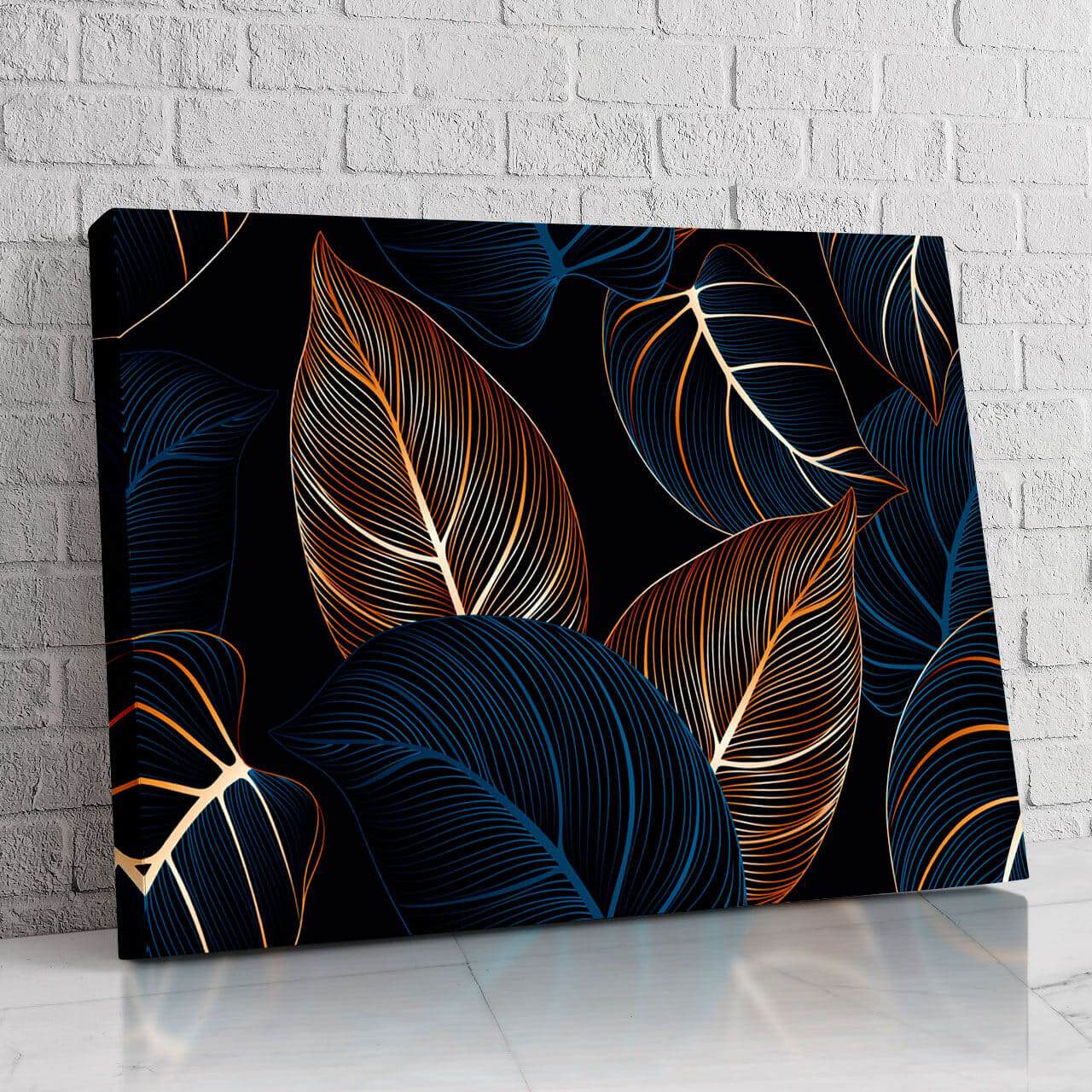 Blue Gold And Black